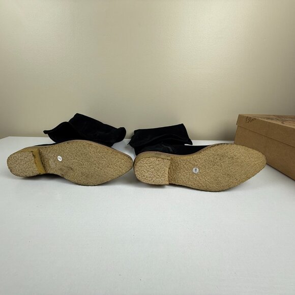 NWT Free People Banks Over The Knee Boots Black Suede Size 36.5 | Made in Spain - Picture 9 of 10